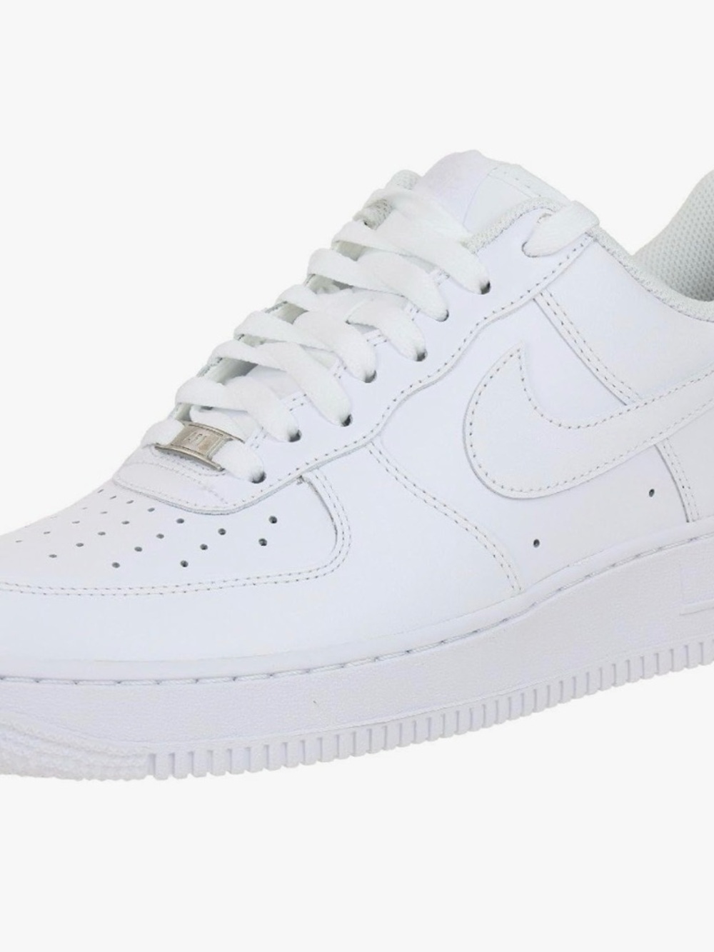 Nike White Low-Top Leather Sneaker